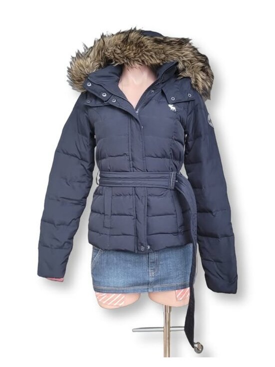 Abercrombie & Fitch Jackets & Blazers - ABERCROMBIE Belton Fur Short Puffer Jacket XS